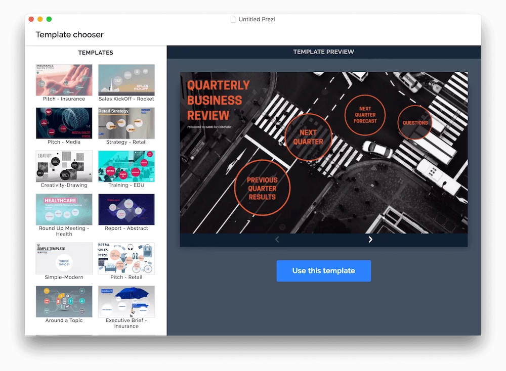 prezi presentations